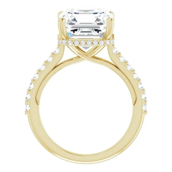 Hidden Halo-Style Engagement Ring Image 2 Rox Atlanta Jewelers Decatur, GA