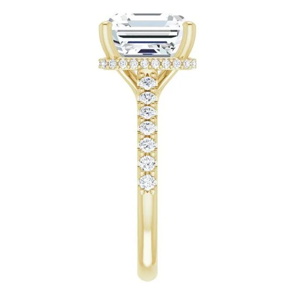 Hidden Halo-Style Engagement Ring Image 4 Rox Atlanta Jewelers Decatur, GA