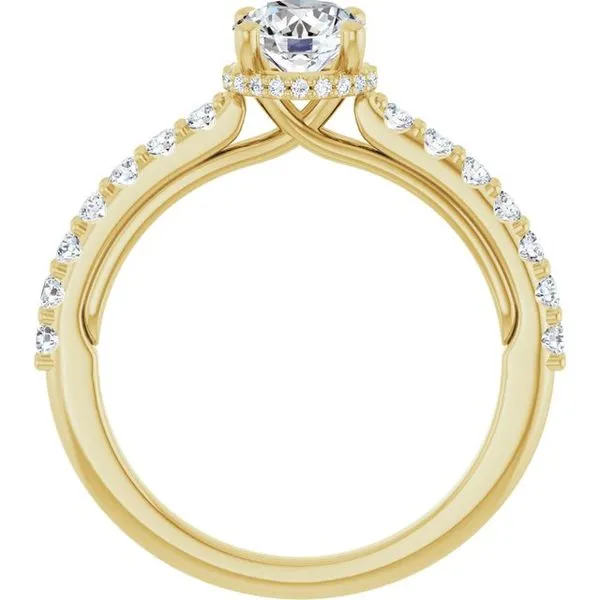 Hidden Halo-Style Engagement Ring Image 2 Dripping Diamonds Dripping Springs, TX