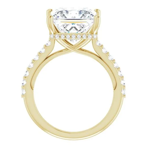 Hidden Halo-Style Engagement Ring Image 2 Austin's Fine Diamonds & Jewelry Lyndhurst, NJ