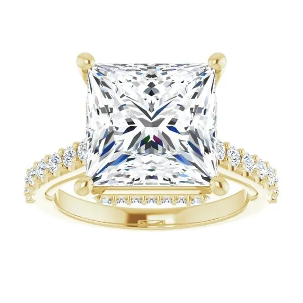 Hidden Halo-Style Engagement Ring Image 3 Austin's Fine Diamonds & Jewelry Lyndhurst, NJ