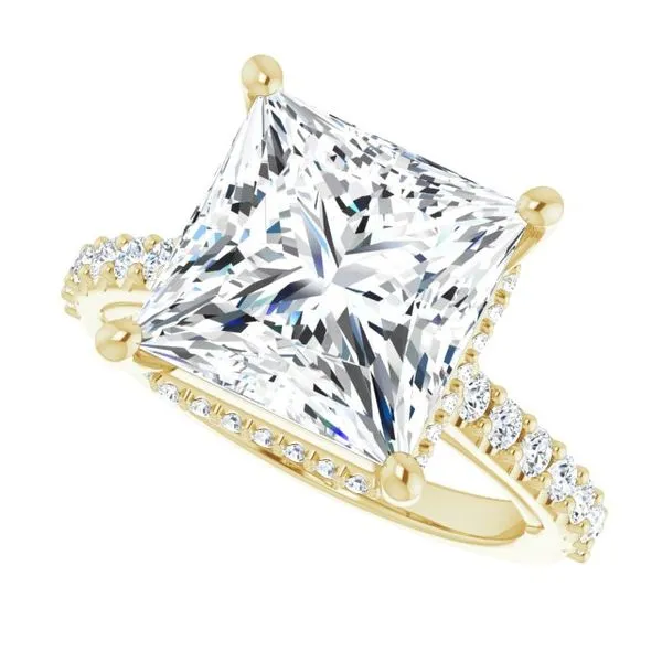 Hidden Halo-Style Engagement Ring Image 5 Clater Jewelers Louisville, KY