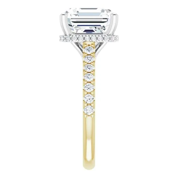 Hidden Halo-Style Engagement Ring Image 4 Rox Atlanta Jewelers Decatur, GA