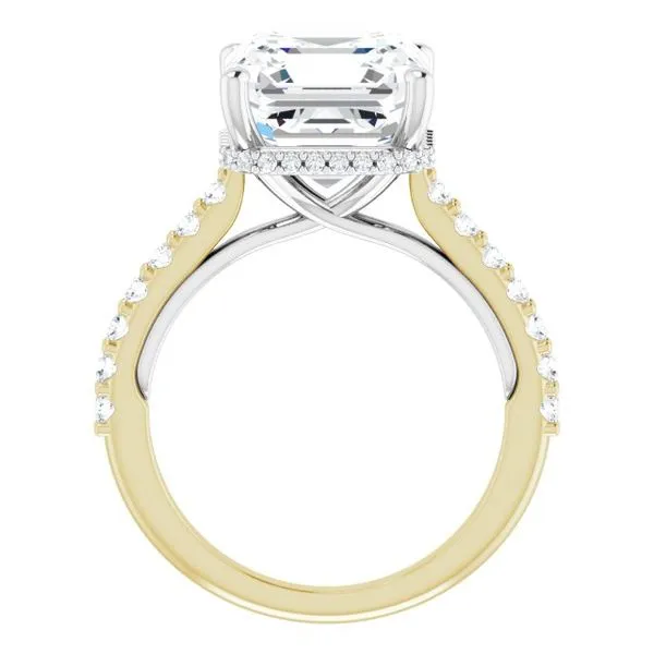 Hidden Halo-Style Engagement Ring Image 2 Rox Atlanta Jewelers Decatur, GA