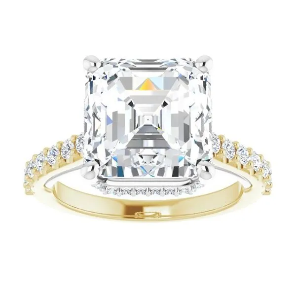 Hidden Halo-Style Engagement Ring Image 3 Clater Jewelers Louisville, KY