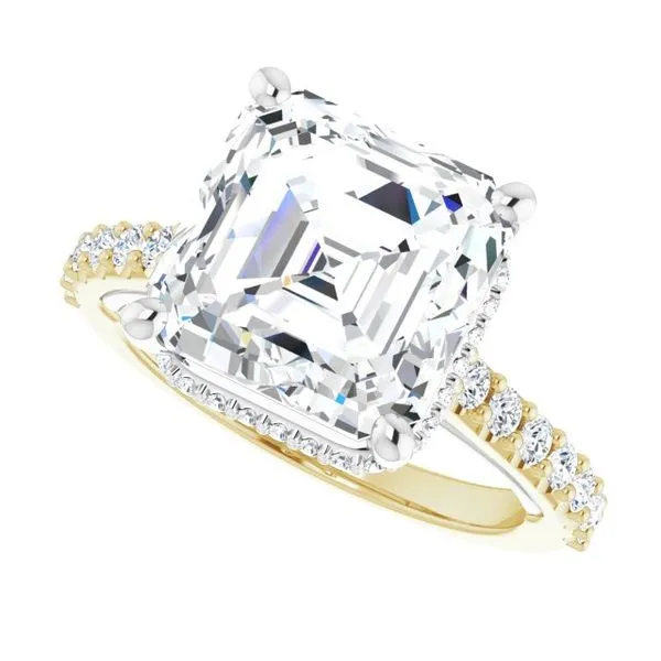 Hidden Halo-Style Engagement Ring Image 5 Raleigh Diamond Fine Jewelry Raleigh, NC