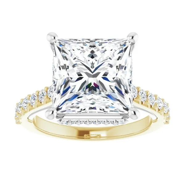 Hidden Halo-Style Engagement Ring Image 3 Rox Atlanta Jewelers Decatur, GA