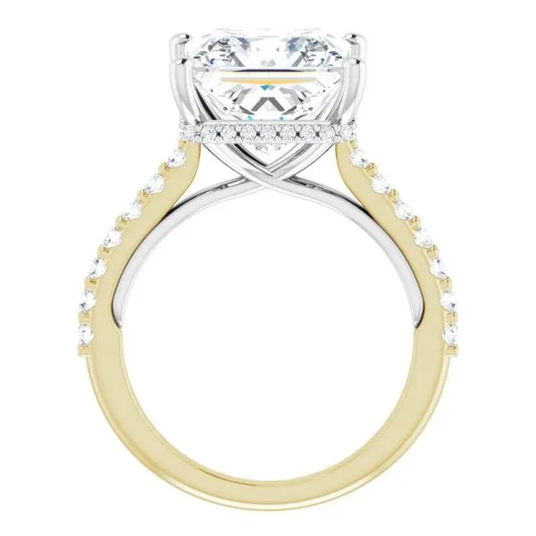 Hidden Halo-Style Engagement Ring Image 2 Clater Jewelers Louisville, KY