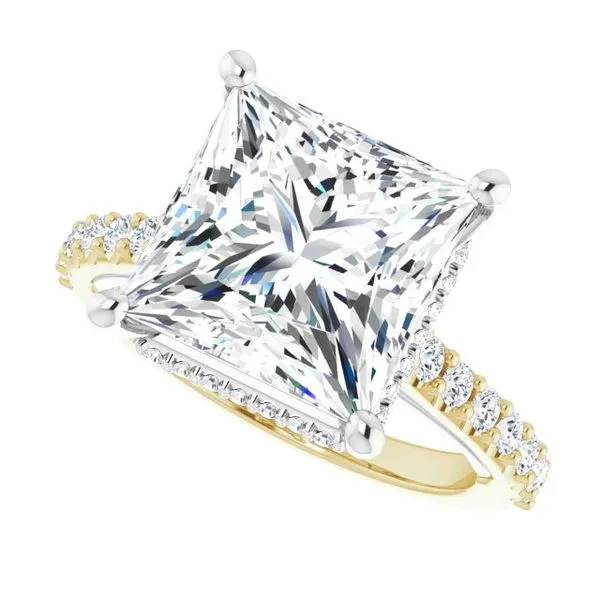 Hidden Halo-Style Engagement Ring Image 5 House of Silva Wooster, OH