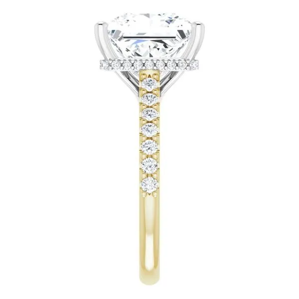 Hidden Halo-Style Engagement Ring Image 4 Raleigh Diamond Fine Jewelry Raleigh, NC