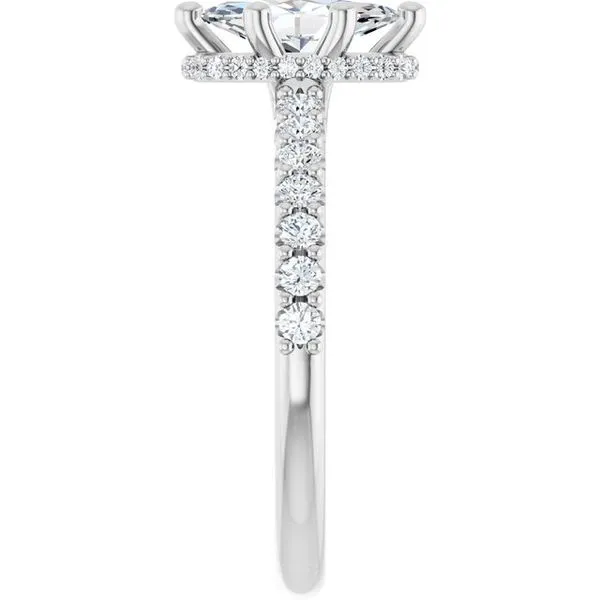 Hidden Halo-Style Engagement Ring Image 4 Clater Jewelers Louisville, KY