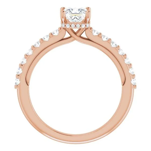 Hidden Halo-Style Engagement Ring Image 2 Rox Atlanta Jewelers Decatur, GA