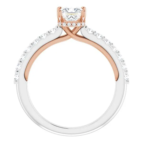 Hidden Halo-Style Engagement Ring Image 2 Clater Jewelers Louisville, KY