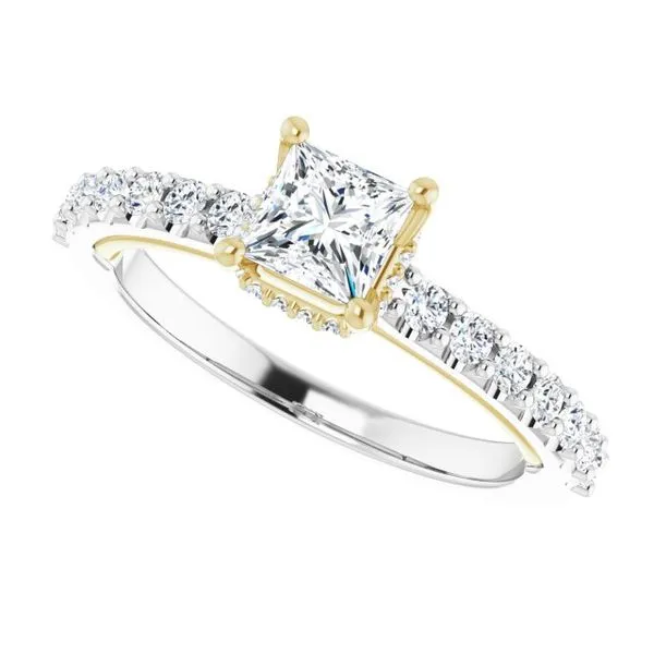 Hidden Halo-Style Engagement Ring Image 5 Futer Bros Jewelers York, PA