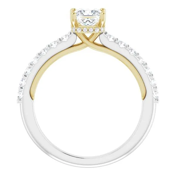 Hidden Halo-Style Engagement Ring Image 2 Arezzo Jewelers Elmwood Park, IL