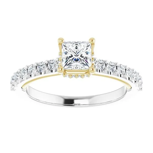 Hidden Halo-Style Engagement Ring Image 3 Arezzo Jewelers Elmwood Park, IL