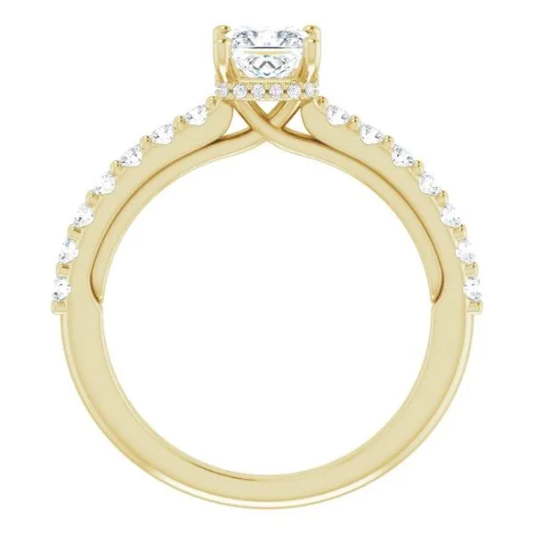 Hidden Halo-Style Engagement Ring Image 2 Rox Atlanta Jewelers Decatur, GA