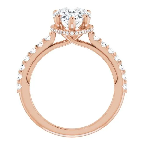 Hidden Halo-Style Engagement Ring Image 2 Arezzo Jewelers Elmwood Park, IL