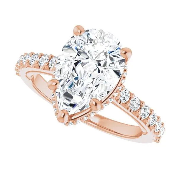 Hidden Halo-Style Engagement Ring Image 5 Arezzo Jewelers Elmwood Park, IL