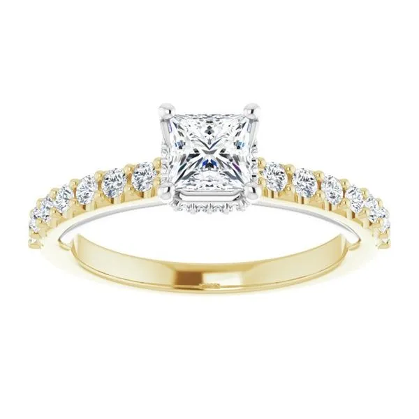 Hidden Halo-Style Engagement Ring Image 3 Rox Atlanta Jewelers Decatur, GA
