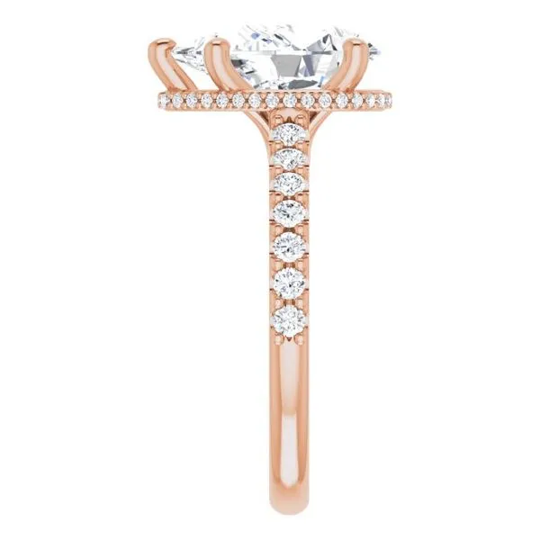 Hidden Halo-Style Engagement Ring Image 4 Clater Jewelers Louisville, KY