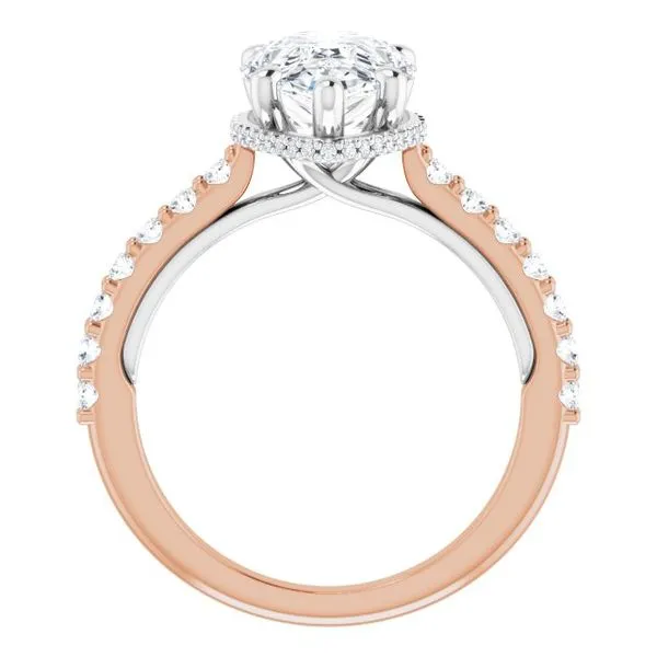 Hidden Halo-Style Engagement Ring Image 2 Rox Atlanta Jewelers Decatur, GA