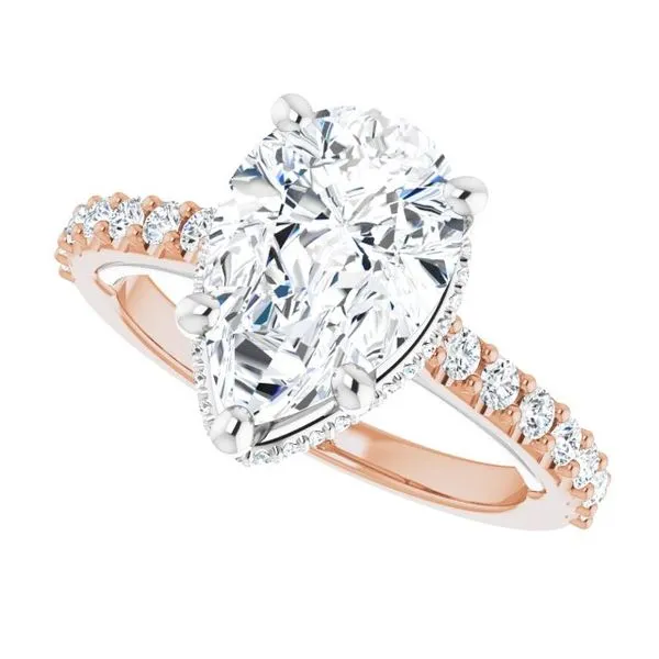 Hidden Halo-Style Engagement Ring Image 5 JF Jones Jewelers Rochester, NY