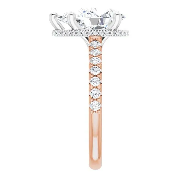 Hidden Halo-Style Engagement Ring Image 4 Ask Design Jewelers Olean, NY