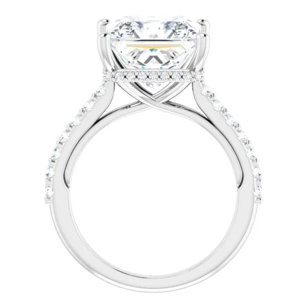 Hidden Halo-Style Engagement Ring Image 2 Clater Jewelers Louisville, KY