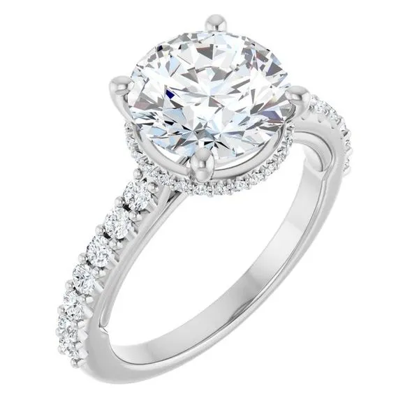Hidden Halo-Style Engagement Ring Austin's Fine Diamonds & Jewelry Lyndhurst, NJ