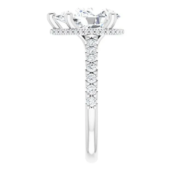 Hidden Halo-Style Engagement Ring Image 4 Shipley's Fine Jewelry Hampstead, MD