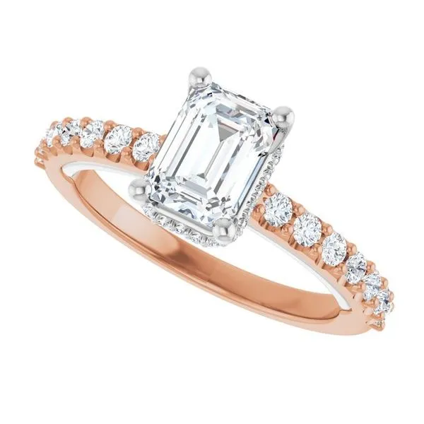 Hidden Halo-Style Engagement Ring Image 5 Clater Jewelers Louisville, KY