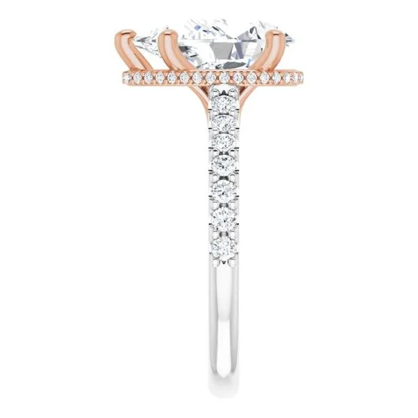 Hidden Halo-Style Engagement Ring Image 4 Rox Atlanta Jewelers Decatur, GA