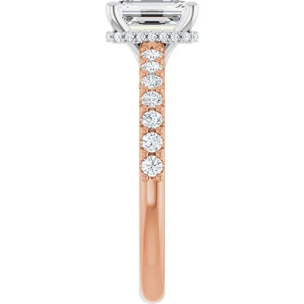 Hidden Halo-Style Engagement Ring Image 4 Austin's Fine Diamonds & Jewelry Lyndhurst, NJ