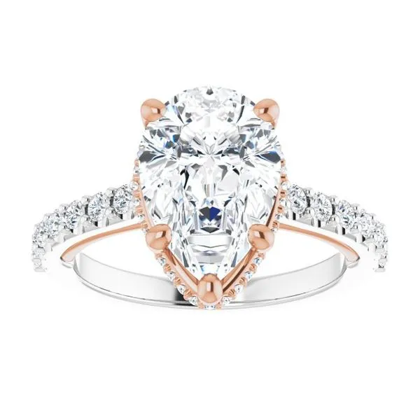 Hidden Halo-Style Engagement Ring Image 3 Rox Atlanta Jewelers Decatur, GA