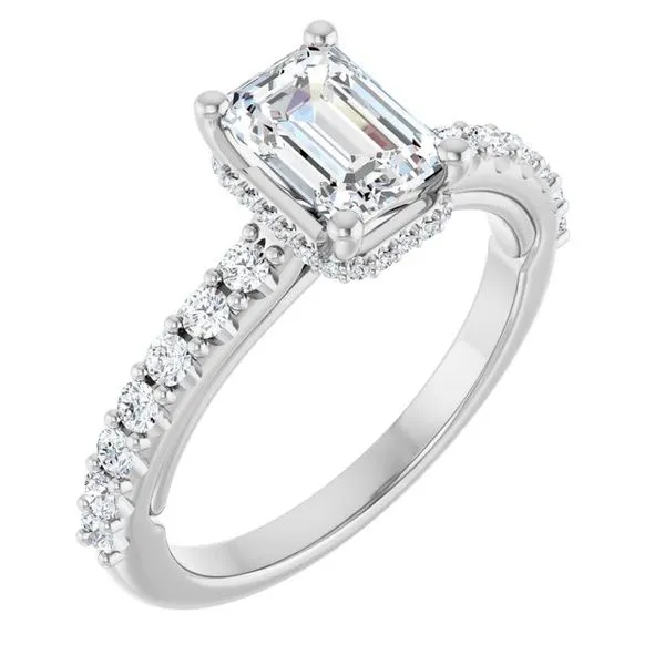 Hidden Halo-Style Engagement Ring Austin's Fine Diamonds & Jewelry Lyndhurst, NJ