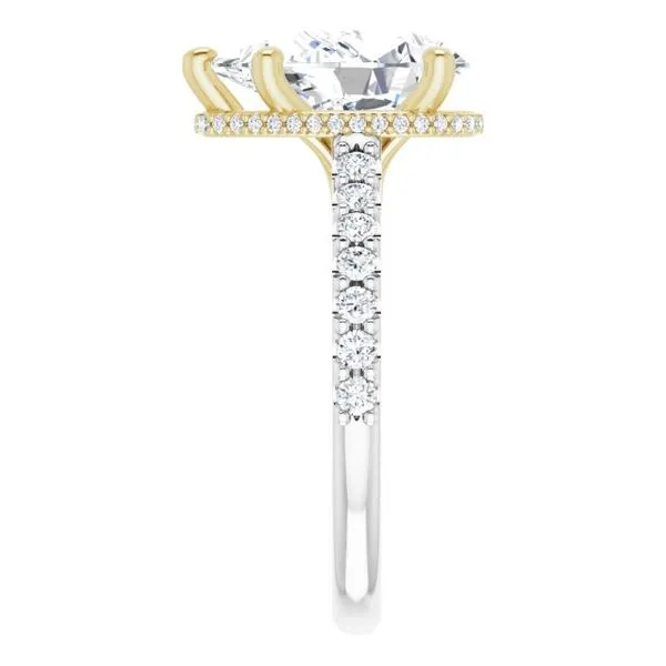 Hidden Halo-Style Engagement Ring Image 4 Austin's Fine Diamonds & Jewelry Lyndhurst, NJ