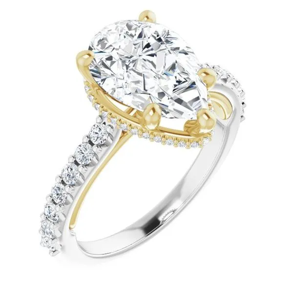 Hidden Halo-Style Engagement Ring Arezzo Jewelers Elmwood Park, IL