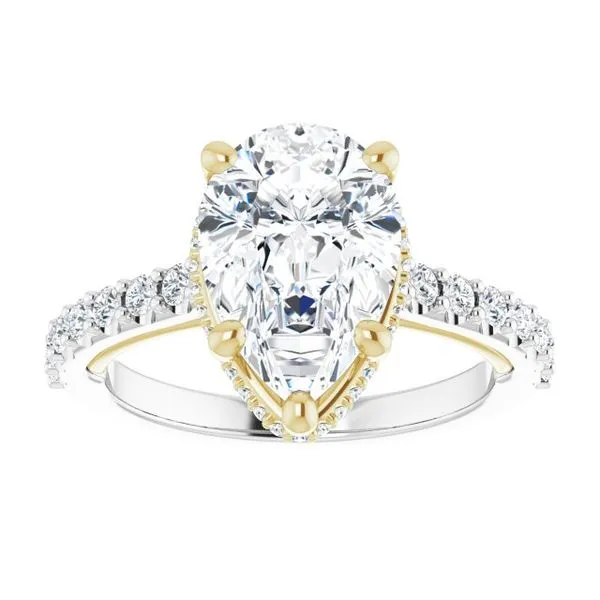 Hidden Halo-Style Engagement Ring Image 3 Arezzo Jewelers Elmwood Park, IL