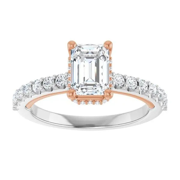 Hidden Halo-Style Engagement Ring Image 3 Rox Atlanta Jewelers Decatur, GA
