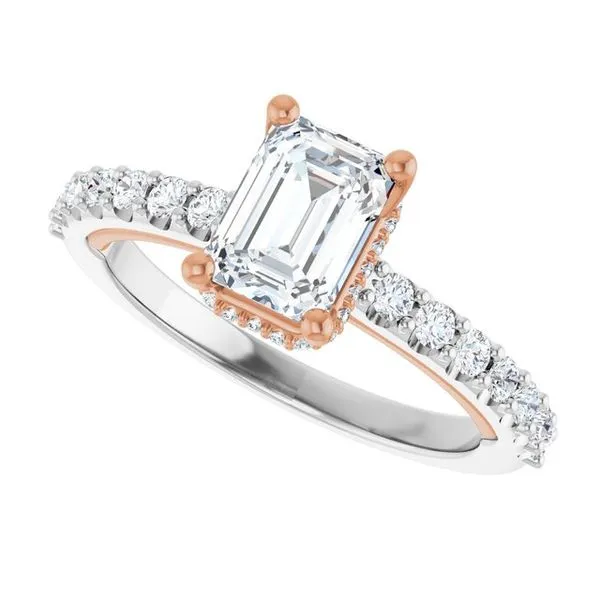 Hidden Halo-Style Engagement Ring Image 5 Rox Atlanta Jewelers Decatur, GA