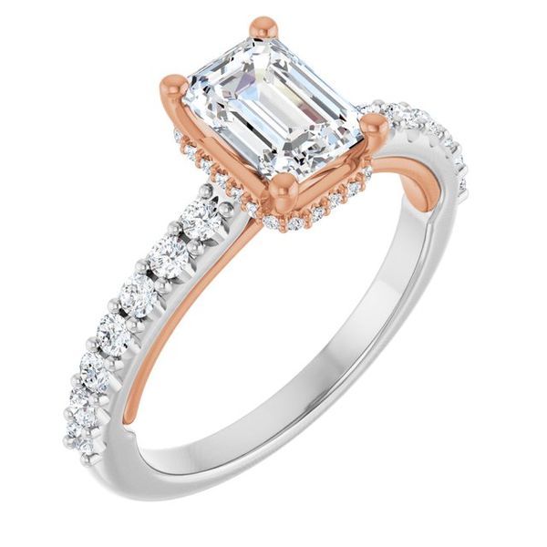 Hidden Halo-Style Engagement Ring