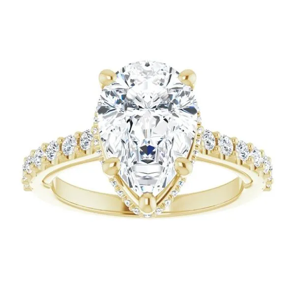 Hidden Halo-Style Engagement Ring Image 3 Golden Sails Jewelers, Inc. Saint Petersburg, FL