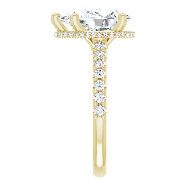Hidden Halo-Style Engagement Ring Image 4 Rox Atlanta Jewelers Decatur, GA