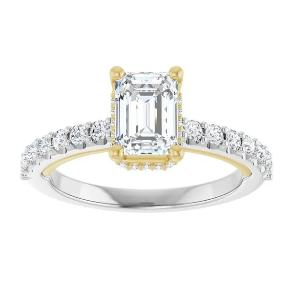 Hidden Halo-Style Engagement Ring Image 3 Rox Atlanta Jewelers Decatur, GA