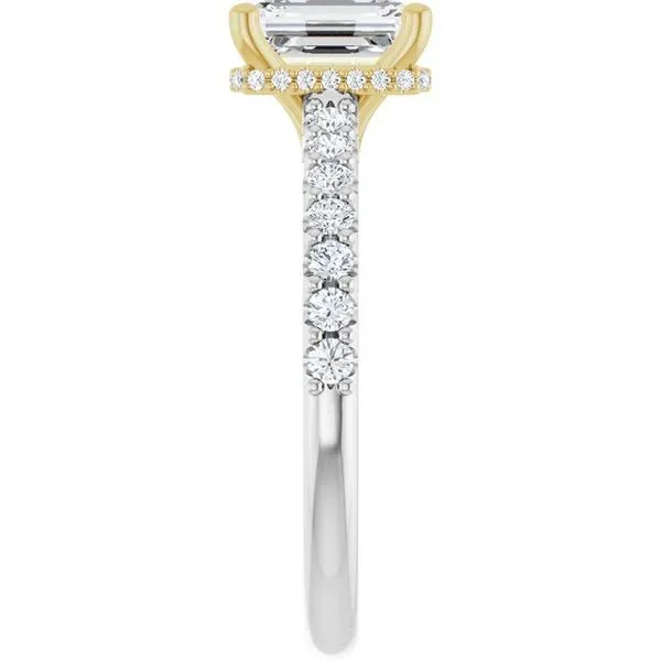 Hidden Halo-Style Engagement Ring Image 4 Clater Jewelers Louisville, KY