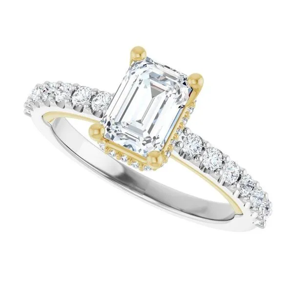 Hidden Halo-Style Engagement Ring Image 5 Rox Atlanta Jewelers Decatur, GA