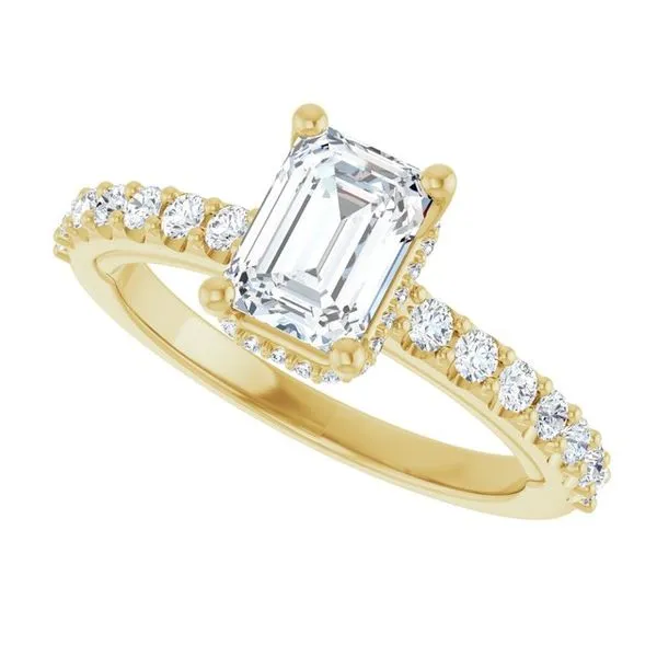 Hidden Halo-Style Engagement Ring Image 5 Arezzo Jewelers Elmwood Park, IL