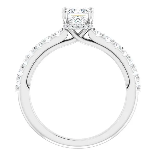Hidden Halo-Style Engagement Ring Image 2 Rox Atlanta Jewelers Decatur, GA