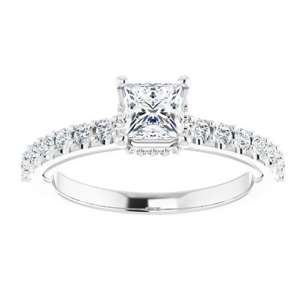 Hidden Halo-Style Engagement Ring Image 3 Rox Atlanta Jewelers Decatur, GA